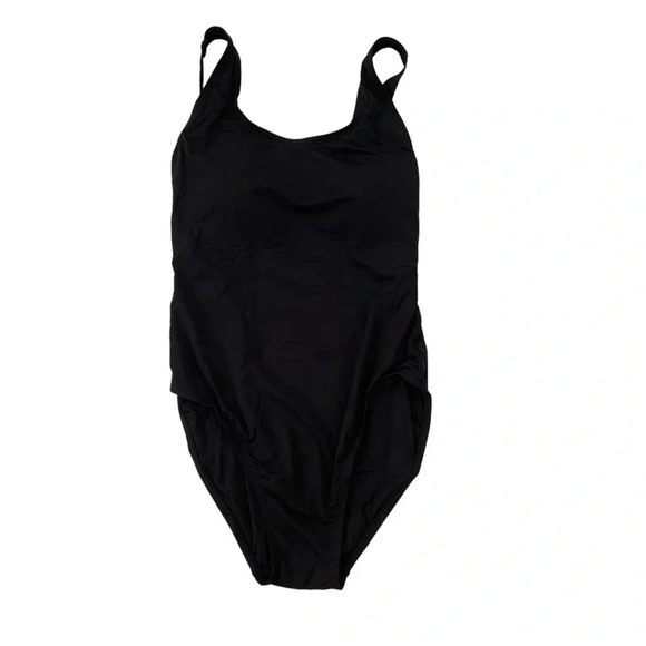 Andie Plus Size The Tulum Strappy Back One Piece Swimsuit Black Size 3XL NWT - Picture 3 of 12